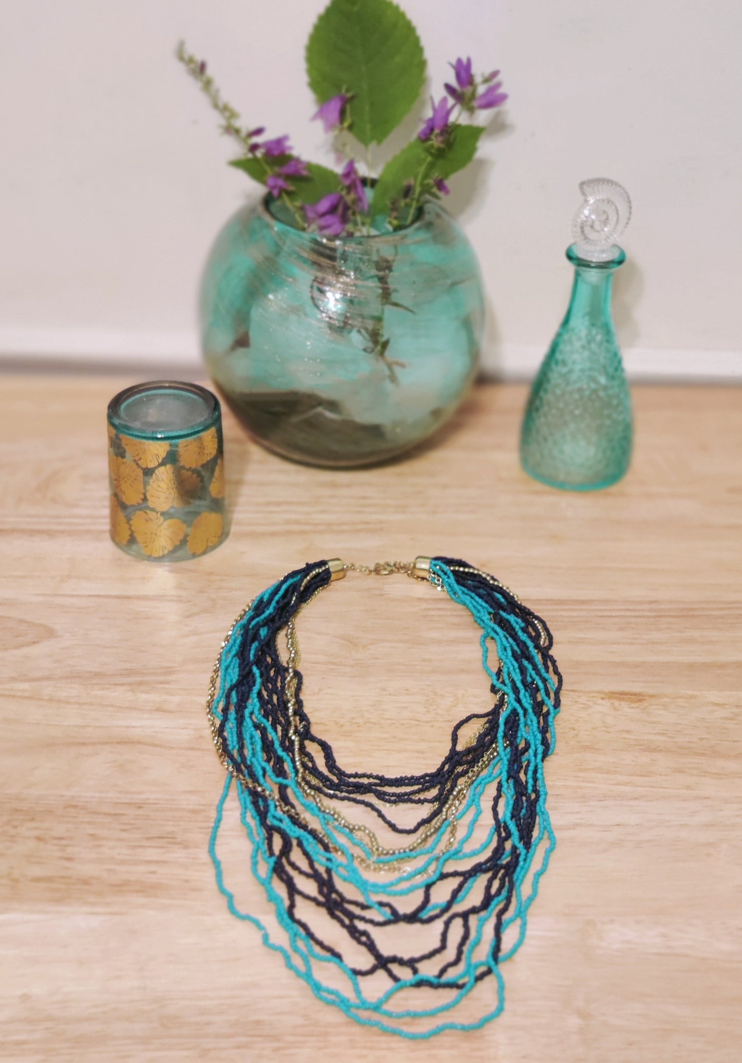 Ariel and the Sea Seed Bead Layered Necklace