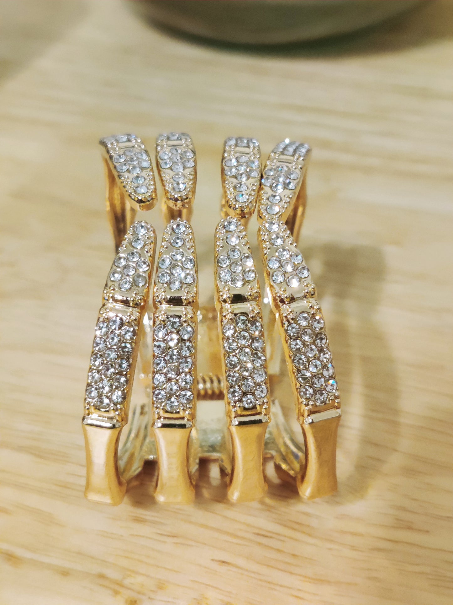 Sexy in the City Austrian Crystal Cuff Bracelet