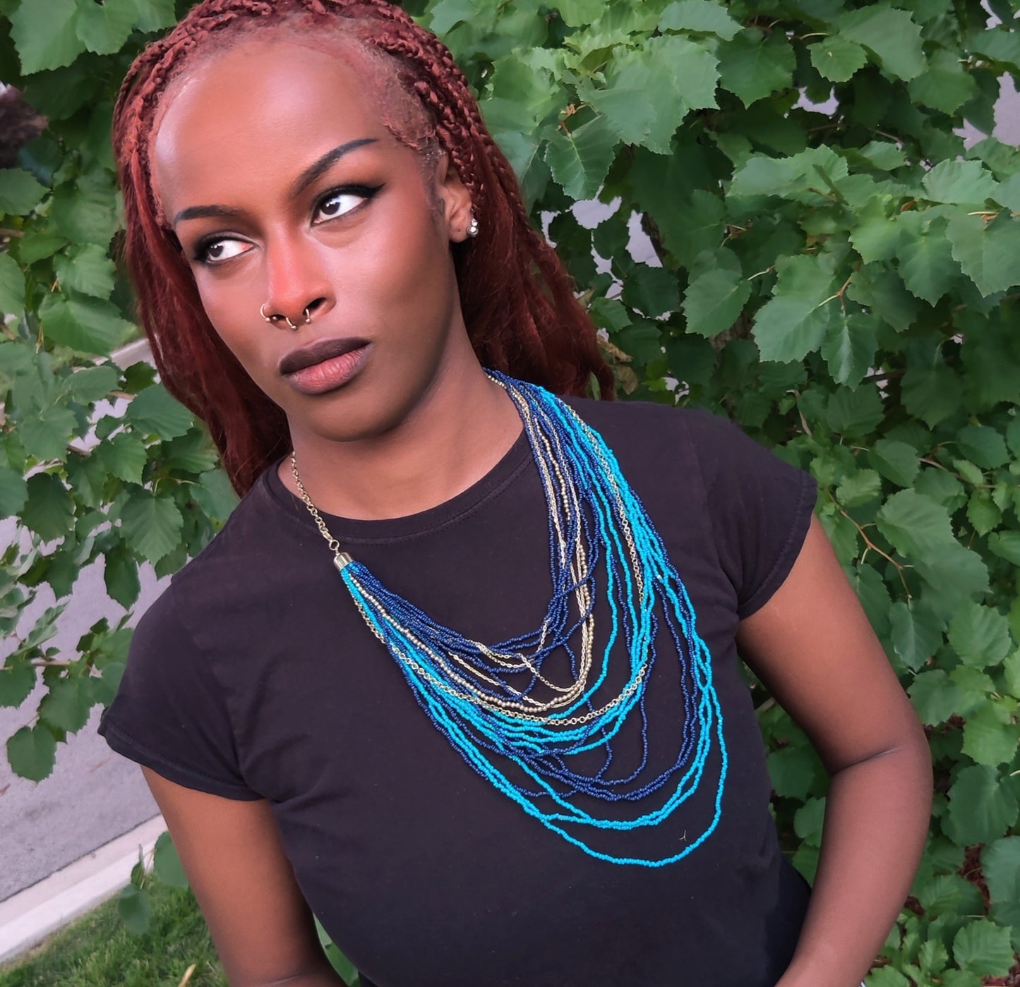 Ariel and the Sea Seed Bead Layered Necklace